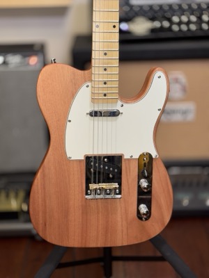 Natural Finish Telecaster-Style Guitar (Detail)