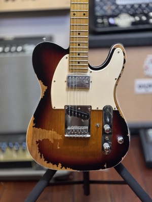 Fender Telecaster Replica (Sunburst) (Angle 2)